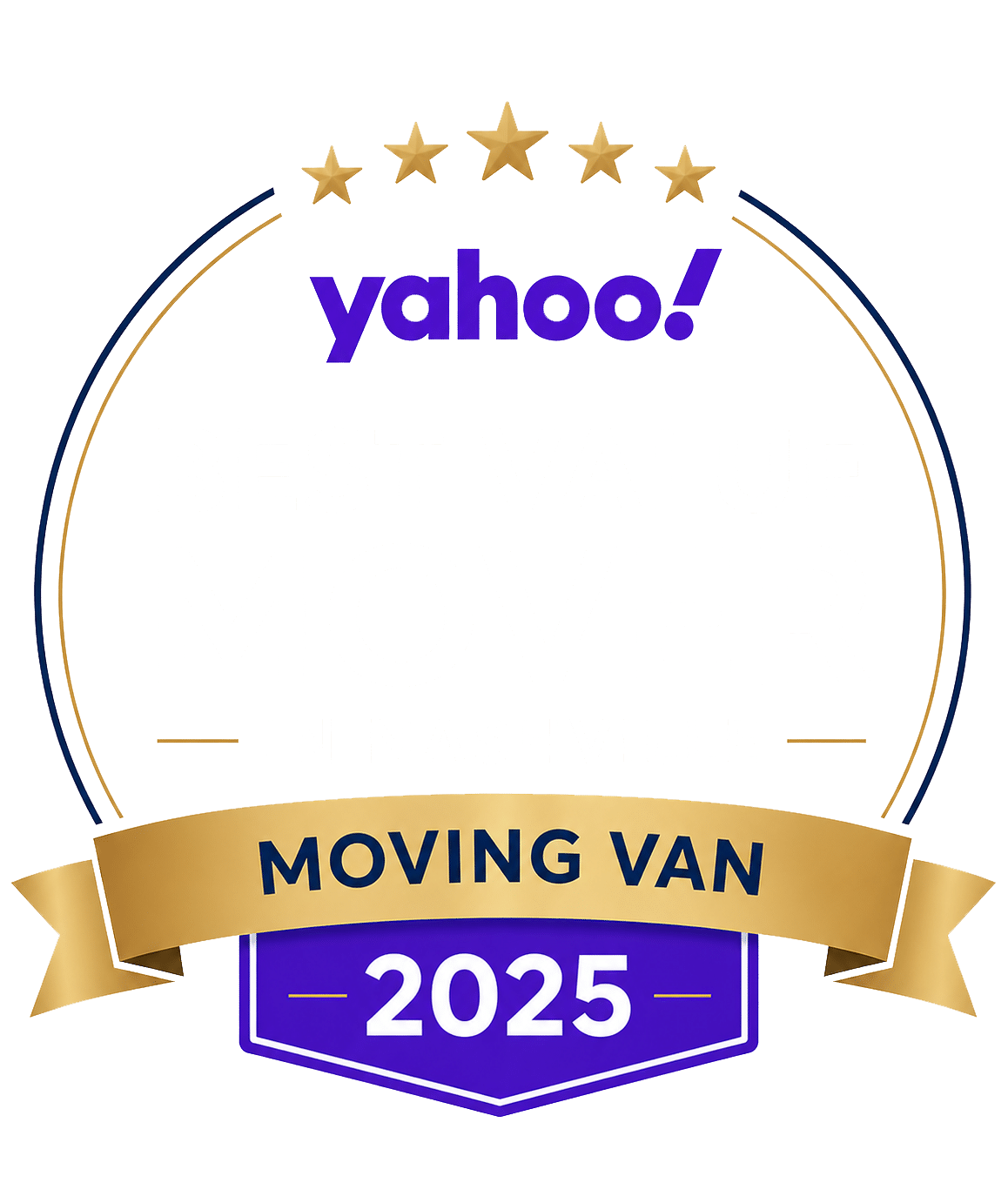 Yahoo Best Value Mover in Nashville 2025 award awarded to Moving Van